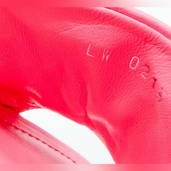 Louis Vuitton Revival Mule Heel Sandals Pink Monogram Embossed Leather EU 40 - Picture 8 of 15